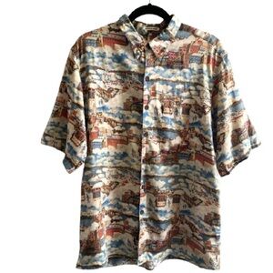 Vintage Reyn Spooner x Guy Buffet San Francisco Short Sleeve Button Down Shirt